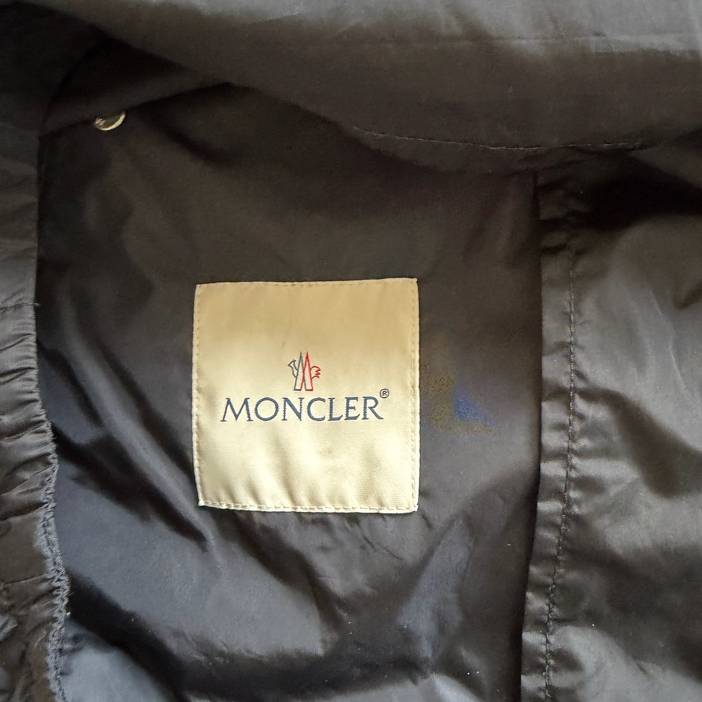 Moncler Black Jacket With Logo Patch - image 4
